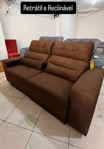 Mega promoção de Sofá Retrátil e Reclinável 2 metros