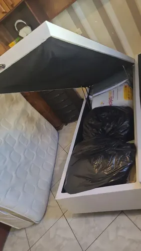 Cama box baú solteiro