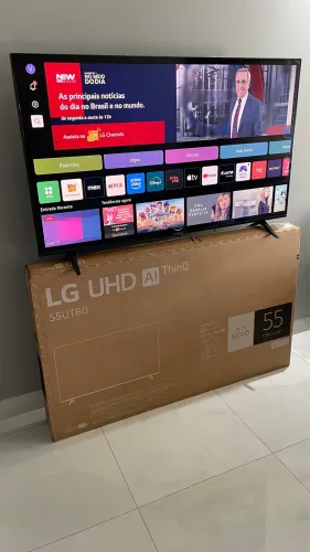 (Pego TV menor) SMART TV 55 4K UHD LG