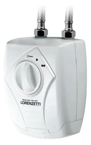 Aquecedor versatil 3 temperaturas Lorenzetti cor branco para pias e lavatórios 127v 5500w