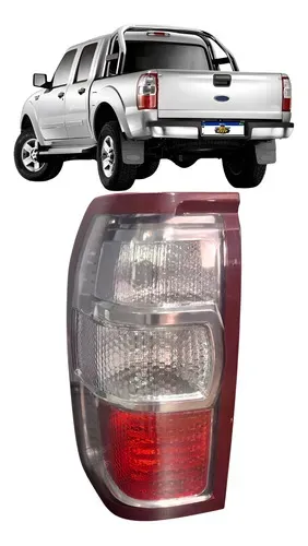 Lanterna Traseira Esquerda Ranger 2010 2011 2012 Esquerdo/motorista Bicolor Cristal