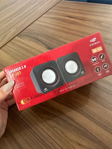 CAIXA DE SOM 3W USB P2 CONTROLE VOLUME