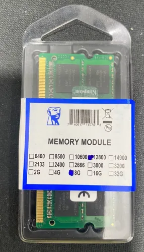 Memória Notebook Kingston DDDR3L (12800) 8gb 1600Mhz