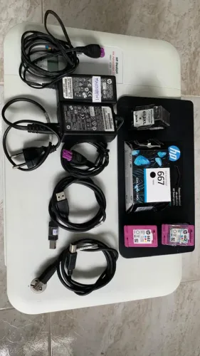 Lote: 2 Impressoras HP Deskjet Ink Advantage 2546 Wi-Fi + Acessórios