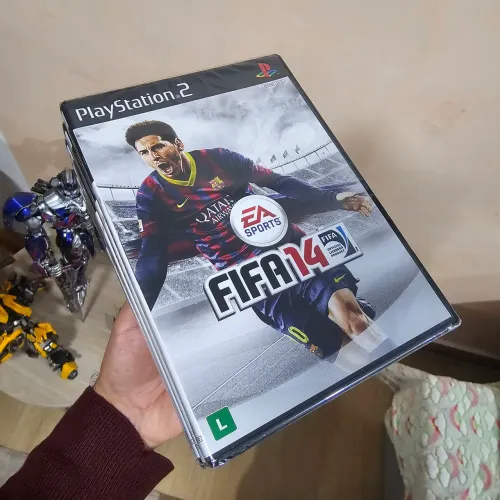 Jogo último fifa 14 ps2 novo lacrado original raro 2014 oficial PlayStation 2 play futebol