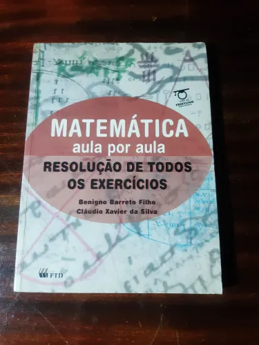 Matemática aula por aula ( MANUAL DE RESOLUÇÕES  VOL 1 2 3 )