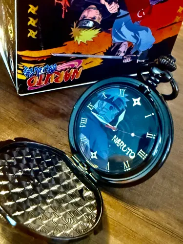 Relógio de bolso naruto raro MINISO japonês