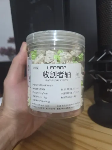Kit 100 switches LEOBOG Reaper para Teclados Mecânicos