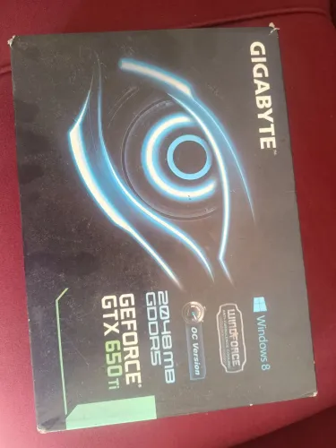 Placa de vídeo GTX 650 Ti - Gigabyte 6 2gb