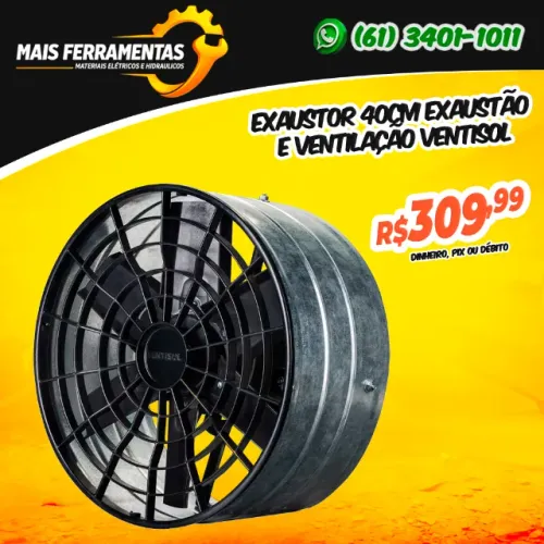 Exaustor 40Cm Exaustão e Ventilação Ventisol