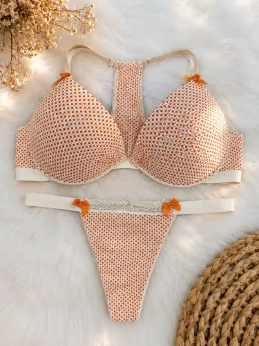 Conjunto Sutiã Nadador + Calcinha Fio Malha Fria G