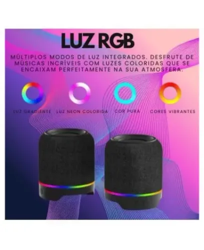 Caixa  De Som Desacoplável RGB, 2 X 1 Altomex  AL-8393 60W
