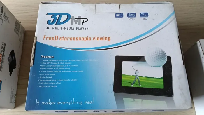 LCD 3D sem óculos de 7"