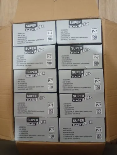 Luvas vinil flex TAM P