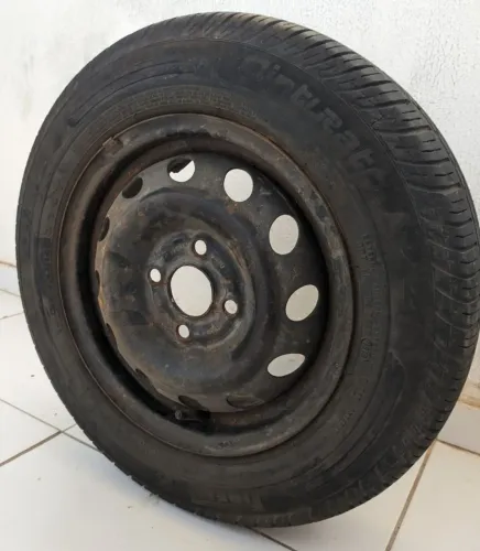 Estepe Completo Aro 13 - Roda de Ferro GM + Pneu 165/70 79T