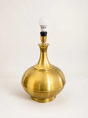 Abajur Vintage em Metal Dourado - Estilo Clássico