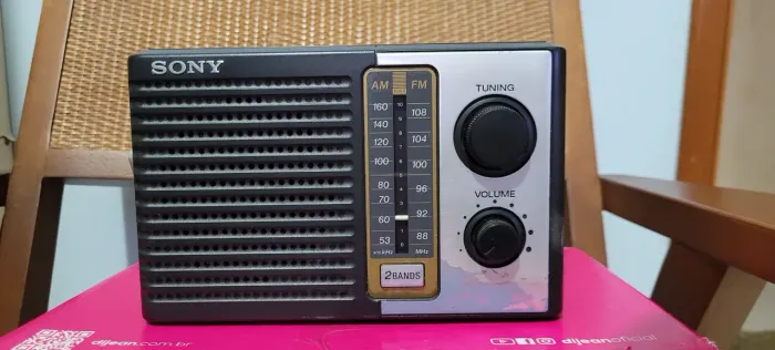 Rádio Portátil Sony ICF-F10/ñ Xhdata, Tecsun, Sony, Degen, Sangean, Grundig