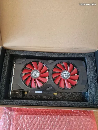PLACA DE VIDEO RX580 COM DEFEITO 