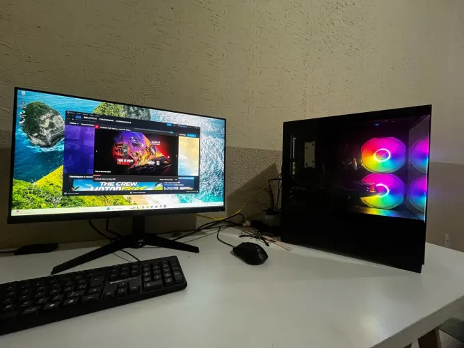 PC Ryzen 7 5700G com RX 580 8GB, 16GB RAM e SSD 1TB