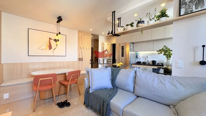 Apartamento, 1 quarto, 2 vagas