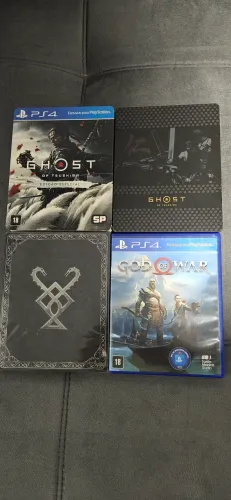 God of War e Ghost of Tsusima Stellbook Ps4