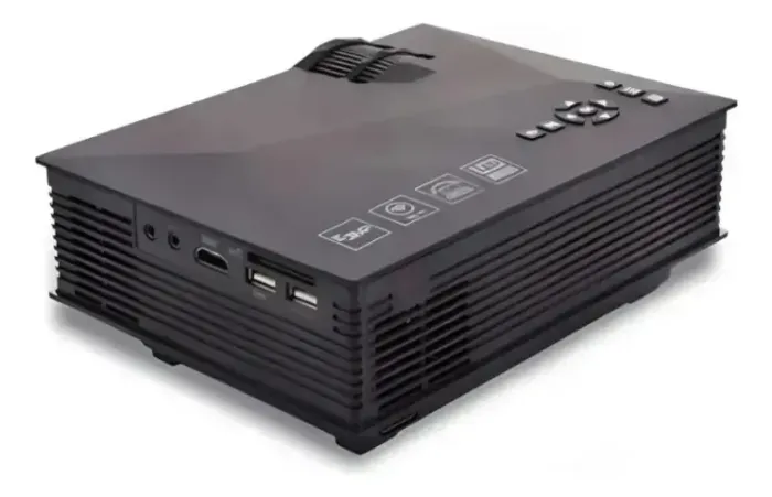 Mini Projetor Unic UC68 LED 1800 Lúmens Wi-Fi Full HD Portátil HDMI USB