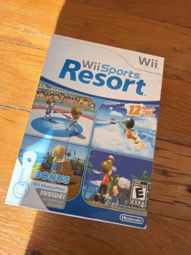 Wii Sports Resort completo com caixa