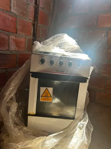 Fogão 4 bocas branco novo embalado