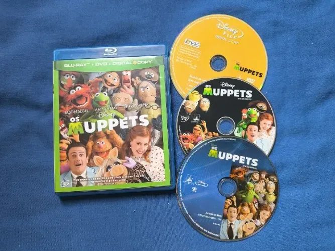 Blu-ray Triplo - Os Muppets, Disney