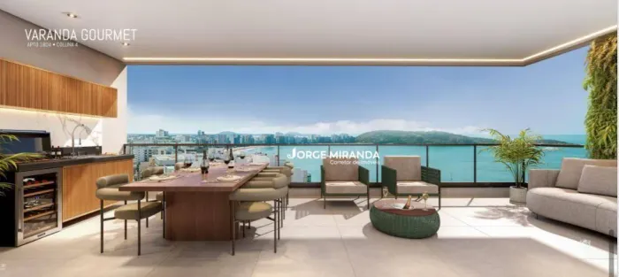Apartamento com 3 dormitórios à venda, 119 m² por R$ 1.406.626,17 - Praia do Morro - Guara