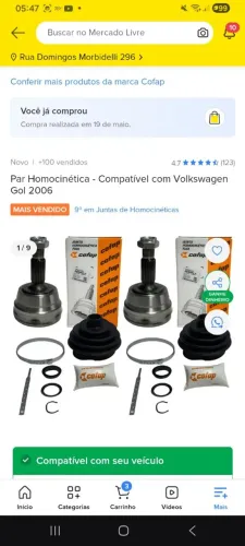 Par de homocinetica