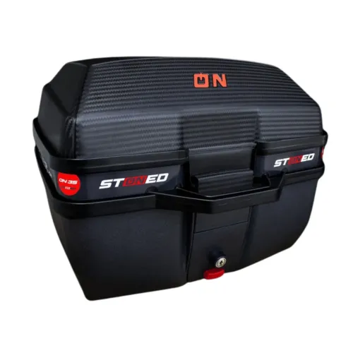Baú Moto Stoned Tracker T35L 35 Litros Monolock