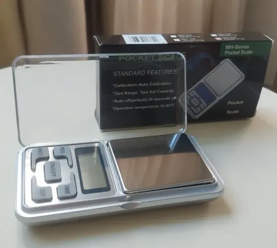 MINI BALANÇA DIGITAL PORTÁTIL - De 0,1g até 500g