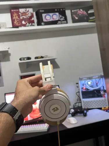 Headset Redragon Lamia Lunar White 7.1