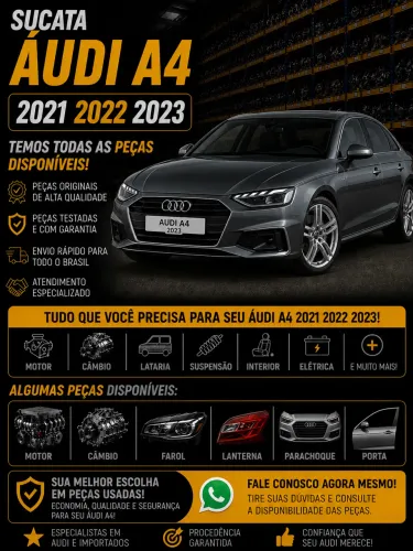 Sucata Audi a4 2021 2022 2023 