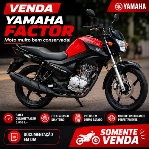 ? VENDA ? YAMAHA YBR 125 FACTOR