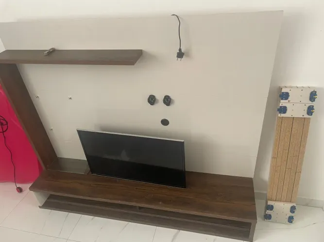 Rack painel aéreo com led