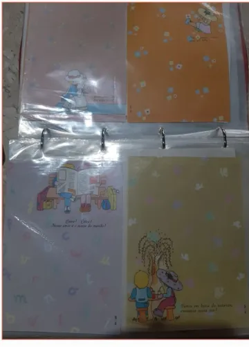 Lote com 14 Papéis de carta, usados com manchinha e amassos devido ao tempo