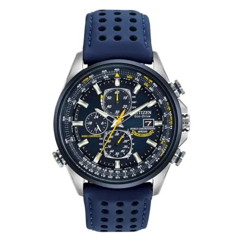 Relógio Citizen Eco-Drive Solar Azul "Blue Angels" 42mm AT8020-03L