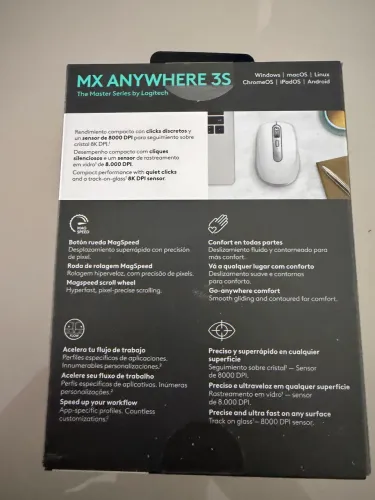 Mouse sem Fio Logitech MX Anywhere 3S