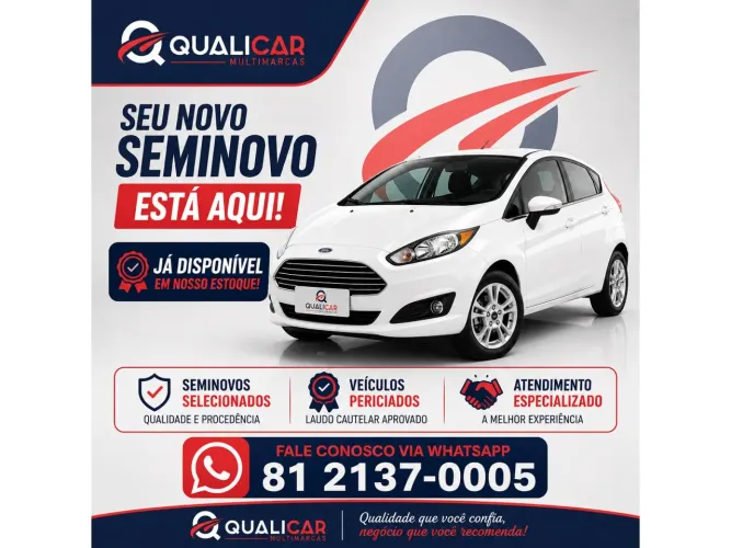 Ford Fiesta 1.6 SE Hatch 16V Flex 4P Powershift 2015