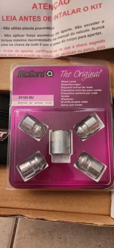 Parafuso de roda  antifurto mcgard linha nissan kicks sentra