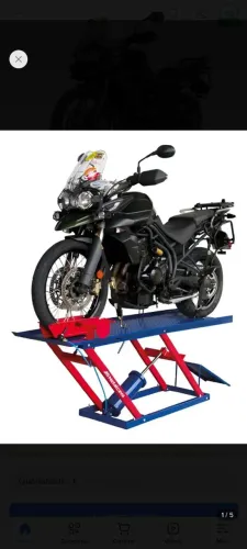 Rampa metalcava para motos de até 350 kilos 
