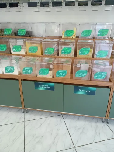 Módulo para potes de granéis.
