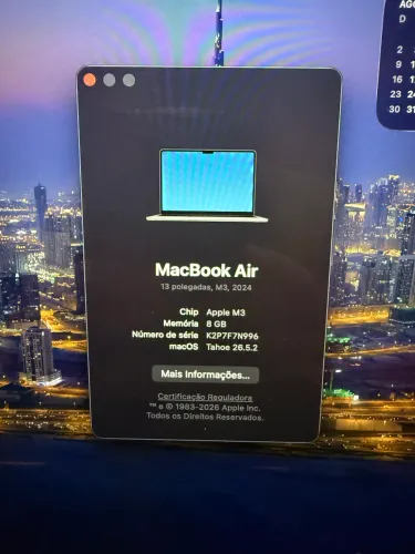 MacBook m3 2024 8Gb