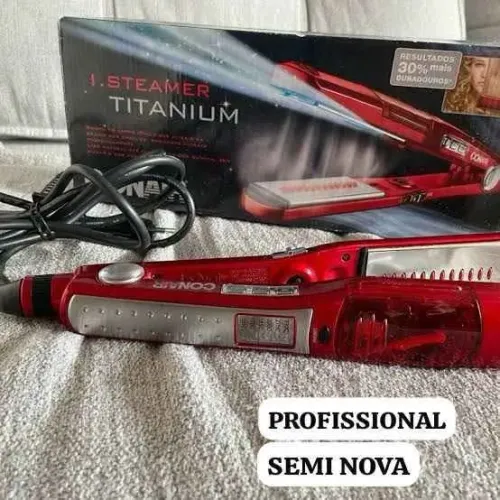 Prancha Conair Polishop Vermelha | Produto p/ Cabelos