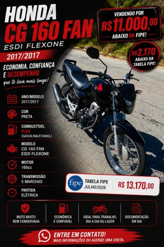 Honda CG 160 2017