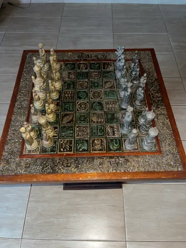 mesa de xadrez rara