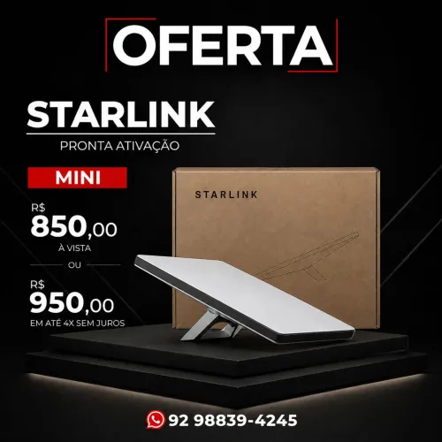 Starlink Mini - Pronta entrega