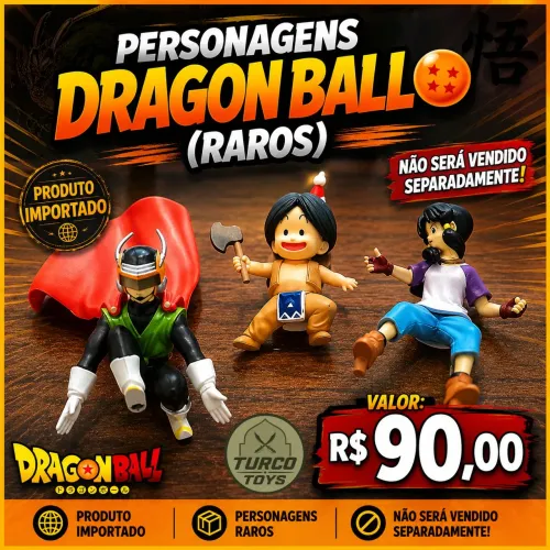 LOTE BONECOS DRAGON BALL (IMPORTADO)